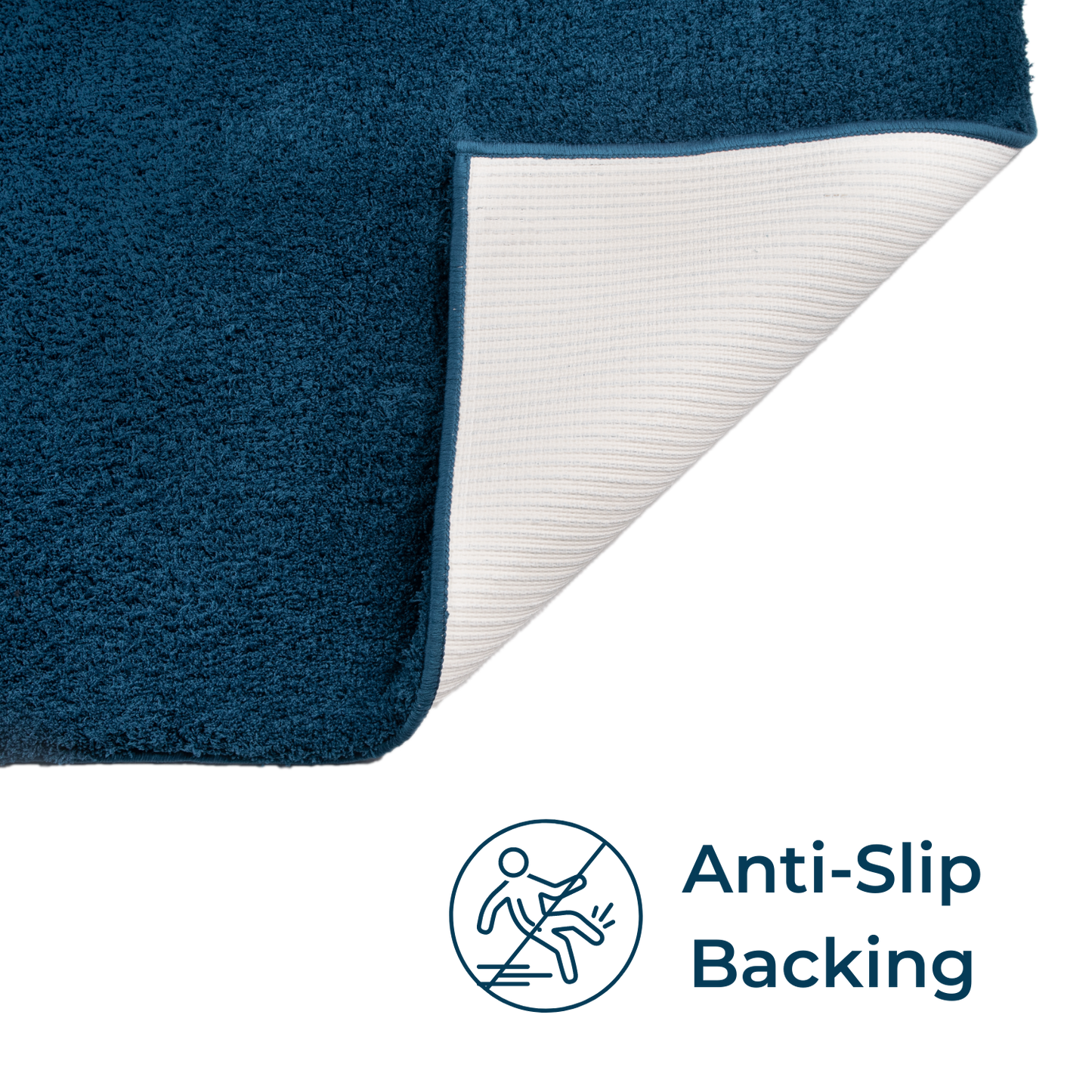 Splendor Premium Soft Bath Mat Persian Blue, Anti-Slip & Machine Washable