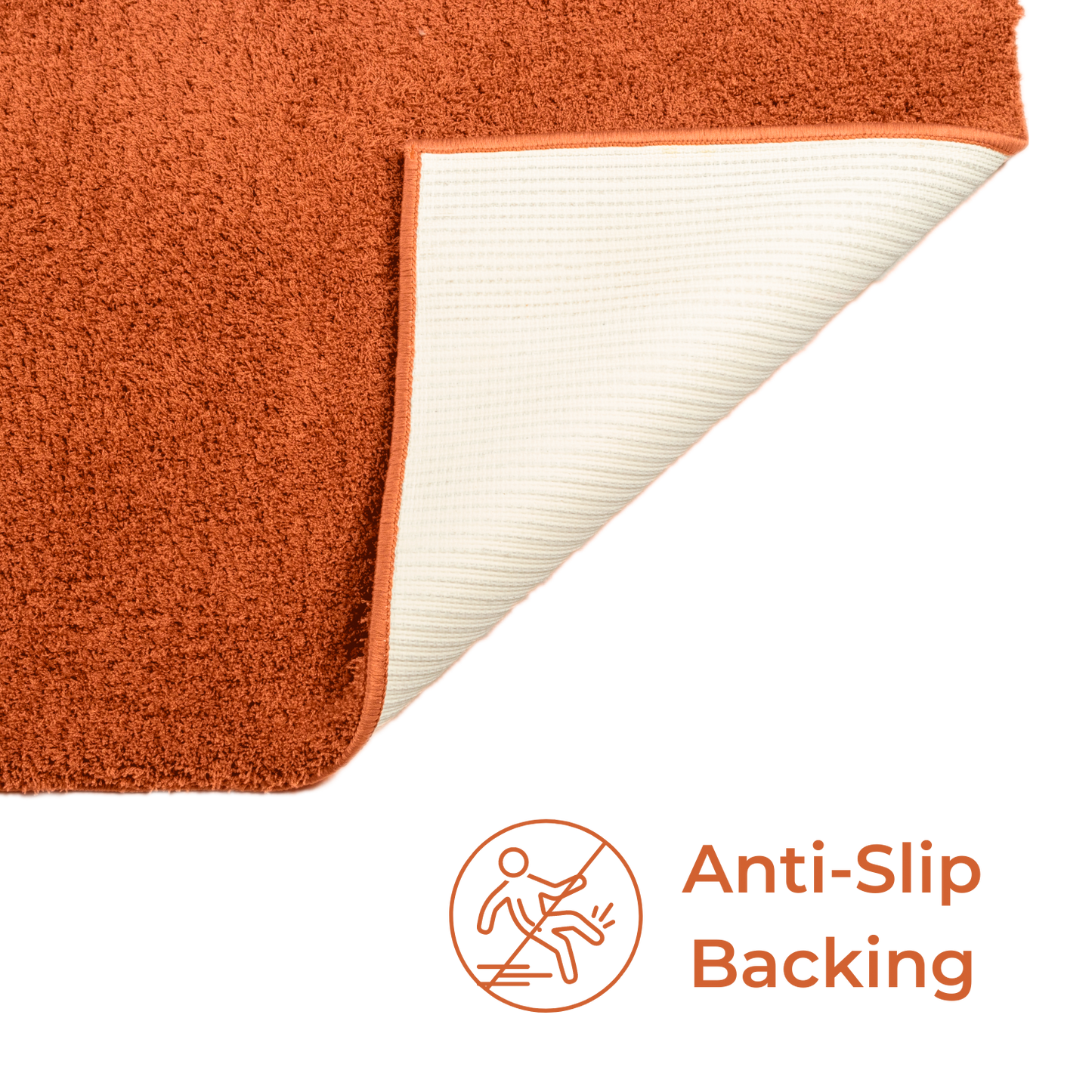 Rust Splendor Rug,Super Soft Area Rugs for Home and Office